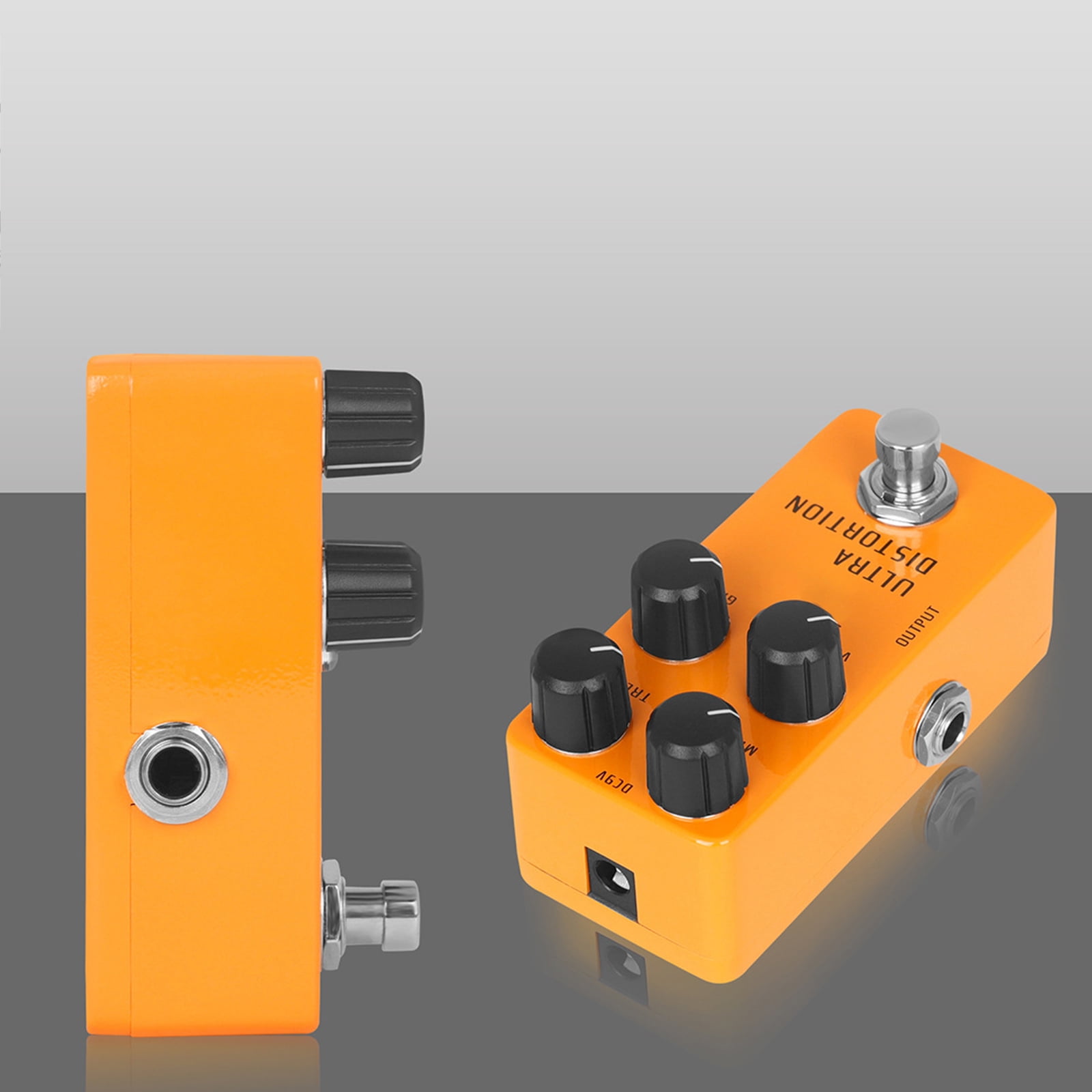 Vintage Overdrive Pedal Metal Guitar Effector Aluminum Alloy Texture Suitable for Guitarists and Music Producers Present