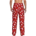 thumbnail image 7 of Salouo Christmas Santa Cartoon Snowman A Print Pajama Pants for Men, Lounge Pants Elastic Waistband Casual Men's sleepwear Loungewear Sleep Pajama Pant -X-Large, 7 of 7