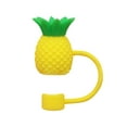 thumbnail image 1 of Straw Covers Cap Cartoon Silicone Fruit Shaped Straw Topper Straw Cover Straw Plugs Cup Accessories Splash Proof, 1 of 4