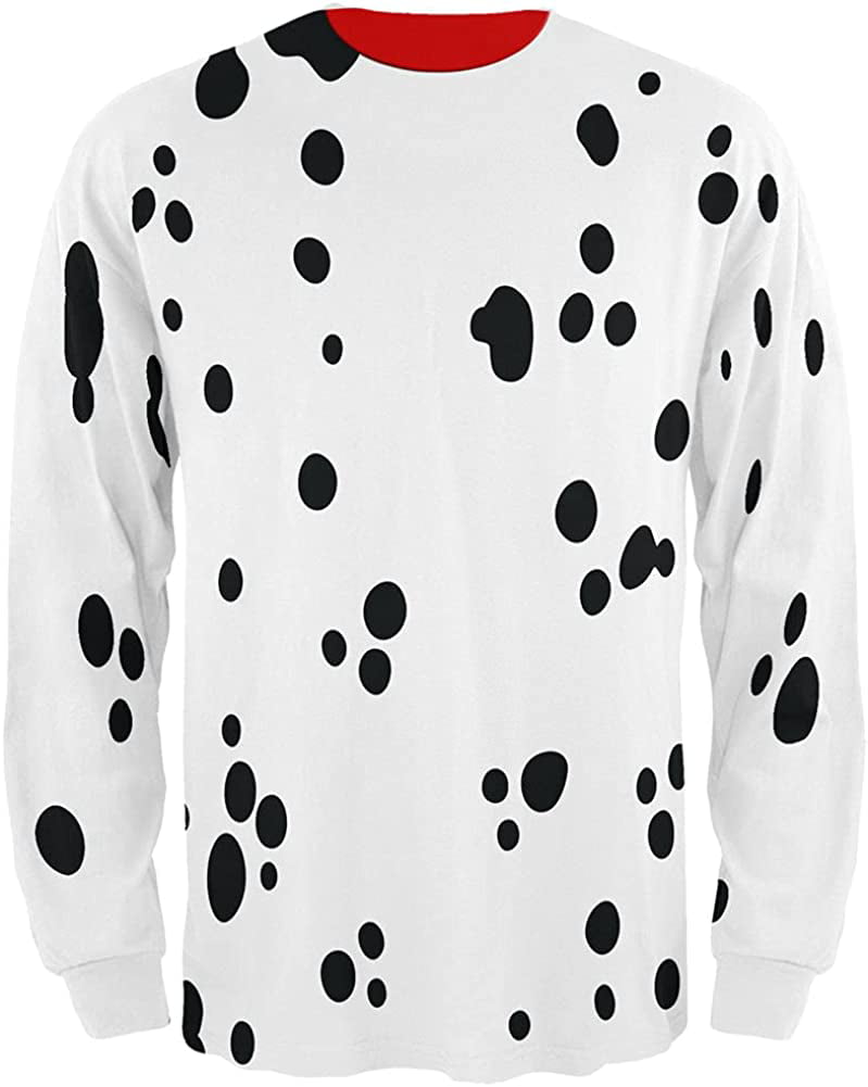  Polka dot dalmatian black white abstract fun T-Shirt