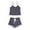 Gray, variant on MTBLYS Women Nightgown Fashion Solid Color Cami Nightgown Leisure Loose Fit Sweetheart Sleeveless Sleepwear Summer Pajamas for Women
