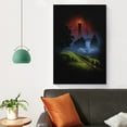 thumbnail image 4 of Lord of The Rings Vintage Art Travel Poster (7) Wall Art Poster Gifts Bedroom Prints Home Decor Hanging Picture Canvas Painting Posters 12x18inch(30x45cm), 4 of 6