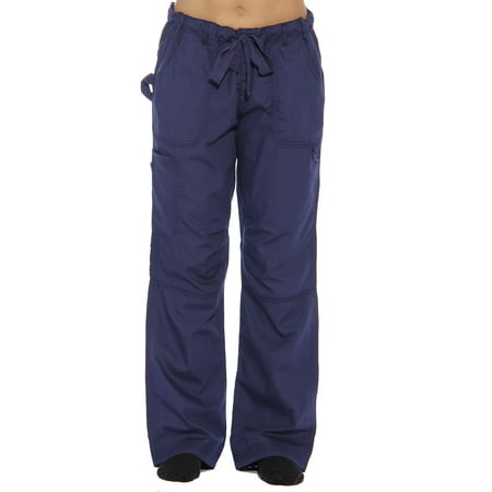 

Just Love Women s Solid Utility Scrub Pants - Comfortable and Durable Medical Workwear (Navy Utility Pant 1X)