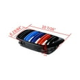 thumbnail image 2 of Glossy Black M-Color Dual Slats Kidney Grille Fit 1999-2002 BMW E46 2-Door 318is 323is 328is 318i 323i 328i 328Ci 323Ci 325Ci 330Ci, 2 of 7