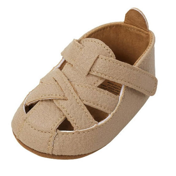 6-9 Months Baby Girls Shoes Infant Mary Jane Flats Princess Wedding Dress Baby Sneaker Shoes Toddler Kid Baby Boys Summer Breathable Soft Bottom Casual Non-slip Casual Shoes Khaki