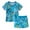 Blue, variant on Esaierr Toddler Boys Cotton Summer T Shir 2PCS Outfits Little Kids Cartoon Short Sleeve Shorts Set 2-7T