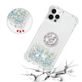 thumbnail image 5 of Funda para iPhone 12 Pro con Brillo Líquido Flotante, Purpurina, Parachoques y Anillo Giratorio Soporte, 5 of 5
