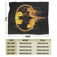 thumbnail image 4 of Batman Ultra-Soft Micro Fleece Blanket Cozy Blanket Thick Warm Plush Throw Blanket Sofa Cushion 80"X60", 4 of 7