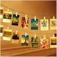 thumbnail image 5 of 20 Led Photo Light String 9.84 Feet Warm For Hanging Picture Cards Artwork Indoor Outdoor Courtyard Decoration, 5 of 5