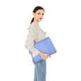 thumbnail image 6 of Mosiso Laptop Sleeve Bag for 2018-2022 MacBook Air 13 inch A2337 M1 A2179 A1932, MacBook Pro 13 M2 M1 A2338 A2289 A2251 A2159 A1989 A1706 A1708, Polyester Notebook Sleeve Case Cover, Serenity Blue, 6 of 6