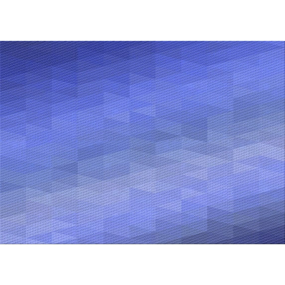 Ahgly Company Indoor Rectangle Patterned Sky Blue Dress Blue Area Rugs, 2' x 5'