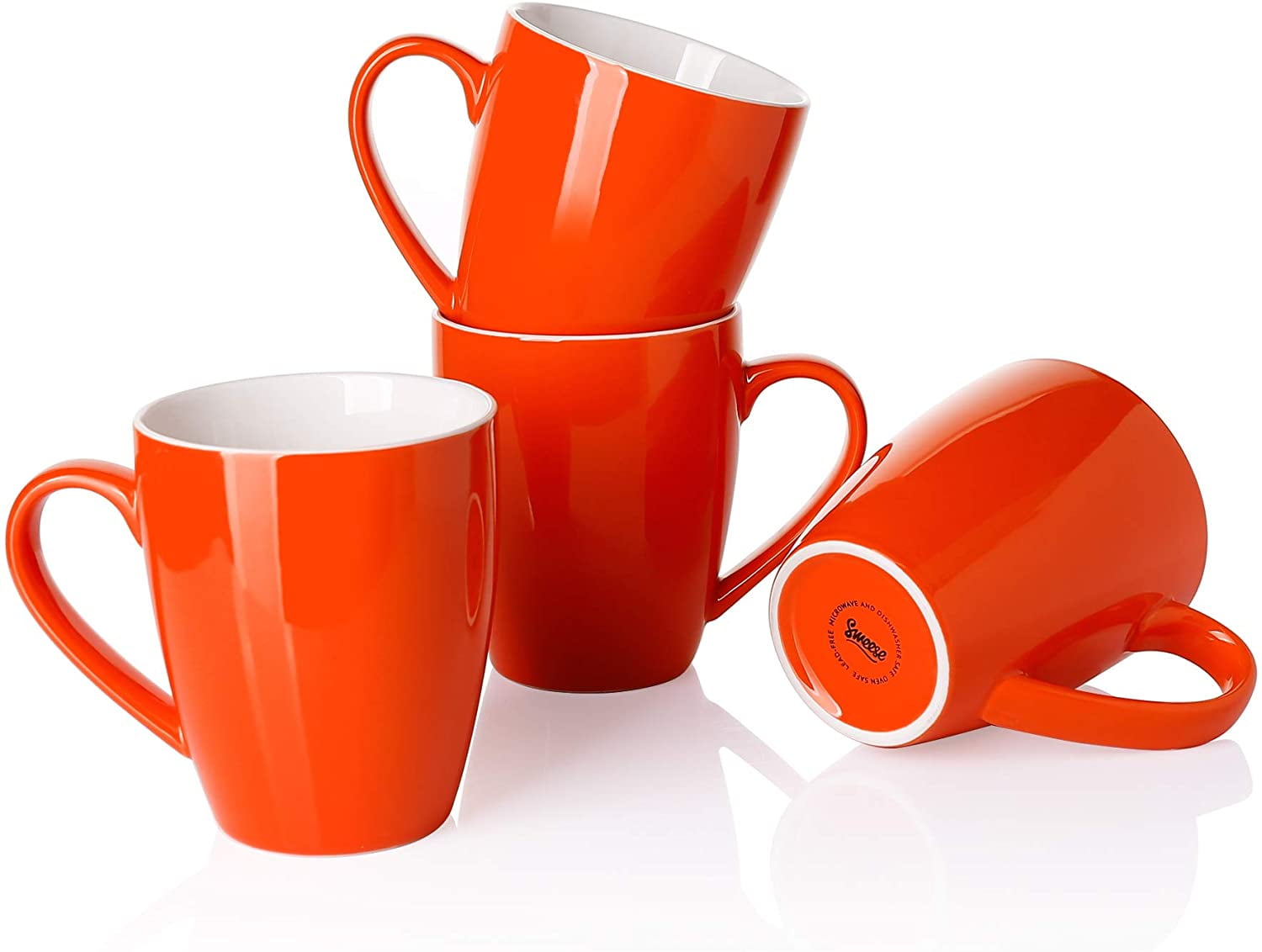 Set Of 4 Tea Coffee Latte Cappuccino Cups new design elegent 360ml tea cup mug 