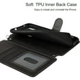 thumbnail image 4 of Wallet Case for Samsung Galaxy A11 with Card Holder Slots,Kickstand Phone Cover Premium Leather Magnetic Closure Slim Flip Shockproof Wrist Strap Case for Samsung Galaxy A11 6.4",Black, 4 of 14