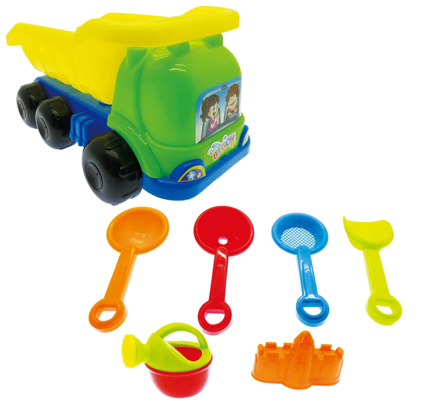 Beach Toys Playset for Kids Dumps Truck Sand Shovel Set for baby Gift Outdoor DS 