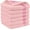 Dusty Rose, variant on Mocassi Turkish Cotton Washcloth Set, 6-Pack, 13" x 13", Highly Absorbent - Soft Bathroom Towels, Aqua