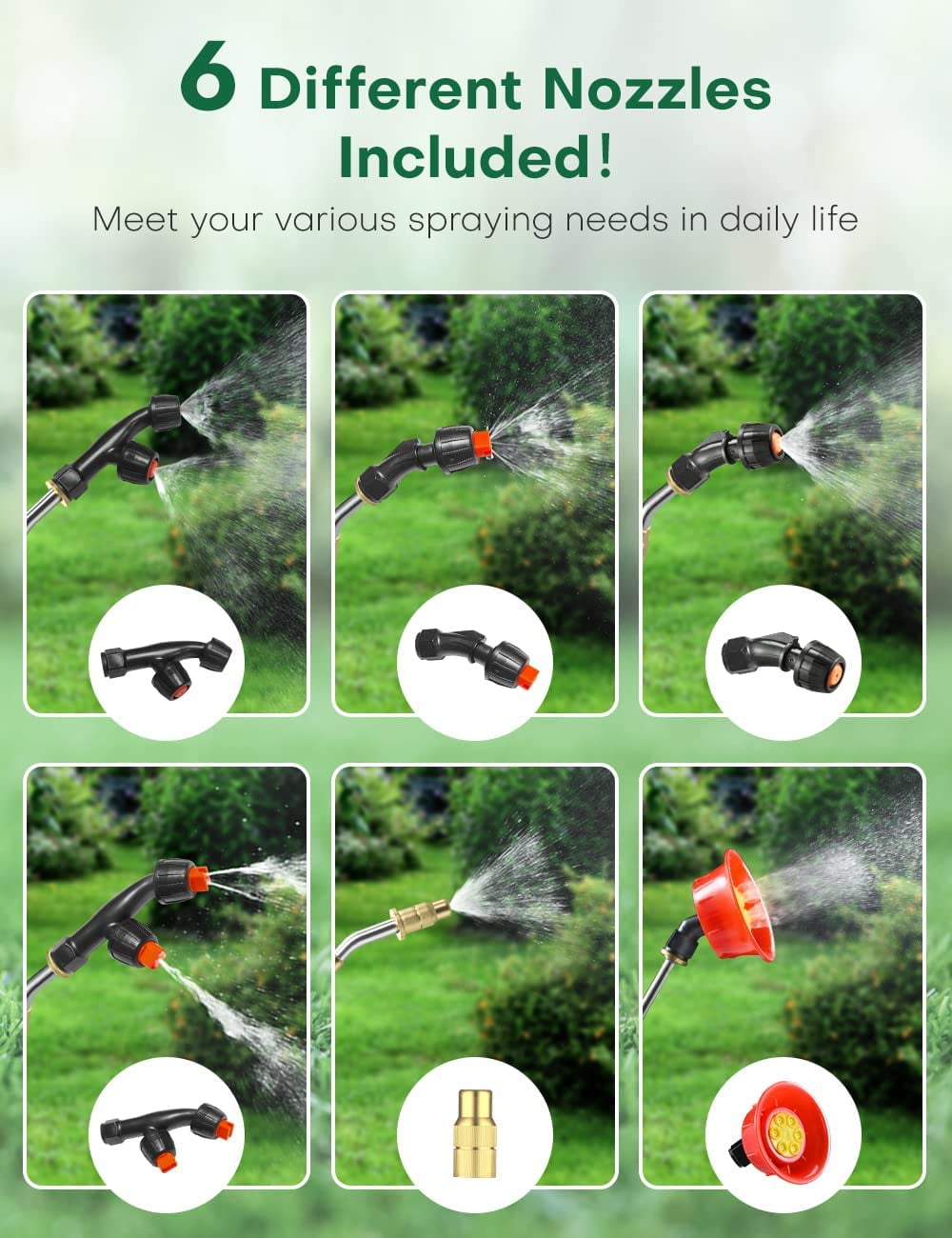 Buy KIMO 4 Gallon Garden Sprayer, 72PSI Backpack Sprayer, 20V 2.0Ah