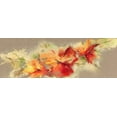 thumbnail image 2 of Marks, Rita 14x7 White Modern Wood Framed Museum Art Print Titled - Flowers I, 2 of 4