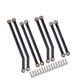 thumbnail image 3 of 8pcs Cnc High Clearance Links 4 Link Set For Axial Scx24 C10 Axi00001 Jlu Axi00002 Axi00006 1/24 Rc, 3 of 5