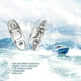 thumbnail image 3 of PEAKTREAND Boat Cleat 5" 6 inch 316 Stainless Steel Folding Cleats Marine Grade Rope Cleat Flip Up Dock Cleat for Boat Kayak and Decoration 2PCS, 3 of 9