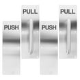 thumbnail image 1 of WEUVEB 2Jgo Resistentes De Acero Inoxidable Para Puertas Y Cajones Con Acabado Plateado, 1 of 8