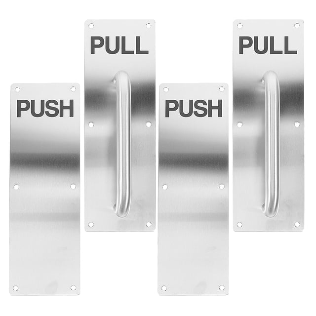 WEUVEB 2Jgo Resistentes De Acero Inoxidable Para Puertas Y Cajones Con Acabado Plateado