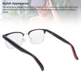 thumbnail image 3 of Riousery Smart Translation Glasses Bluetooth 5.4 Support Over 100 Languages Built in Mic Anti Blue Light Half Frame G07-M1, 3 of 9