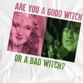 thumbnail image 2 of The Wizard of Oz Good Witch or Bad Witch Women's T Shirt, White, Small, 2 of 4