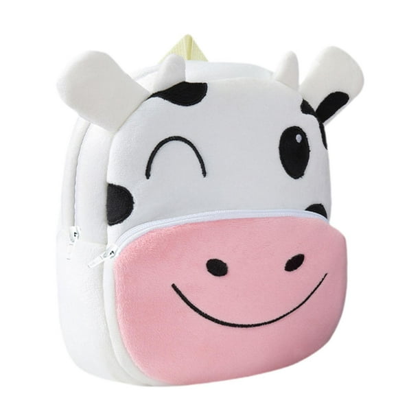 Bolsa de lujo de mochila para niños, linda casualidad casual realista creative bolso mínimo mínimo escolar para niños amantes de mascotas niñas lechera