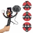 thumbnail image 3 of JOBY GorillaPod Mobile Vlogging Kit (equipo para teléfono inteligente, micrófono móvil Wavo, mini luz LED Beamo) trípode flexible, soporte para teléfono, micrófono Vlogging, luz Vlog, kit de cámara Vl, 3 of 5
