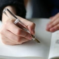 thumbnail image 3 of Mini Pocket-Size Eyedropper Fountain Pen Writing Ink Pen F Nib Ink Pen Portable Mini Pocket Pen Transparent, 3 of 9
