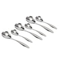 thumbnail image 5 of Juego de cuchillos, tenedores, cucharas de acero inoxidable 304, juego de cubiertos para el hogar, cocina, Hotel, restaurante, 12 unidades/juego para 3 personas, 5 of 5