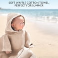 thumbnail image 2 of Toalla de playa con capucha ZICOTO para niños, algodón gofrado, 2 of 7