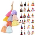 thumbnail image 2 of Porte-clés à Pampilles Mode Multi-Usage Pendentif Pompon Charme de Sac, 2 of 7