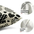 thumbnail image 3 of Valentines Day Lumbar Pillow Covers 12x20 Set of 2 Buffalo Plaid Dots Stripes Black Love Heart Print Decorative Throw Pillows Rustic Valentine''s Day Pillow Cases Decor for Couch Sofa Bed, 3 of 6