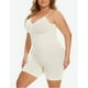 thumbnail image 5 of Body moldeador para mujer, talla grande, sin espalda, estilo europeo y talla grande, con tirantes, ángulo plano, sin costuras, corsé fruncido, ropa moldeadora de nailon., 5 of 5