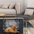 thumbnail image 3 of ZPAQI Foldable Pet Cage Cover Dog Cage Protector OxfordCover Waterproof Kennel Cover, 3 of 13