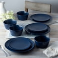 thumbnail image 2 of Noritake Colorscapes NoN Swirl (Navy on Navy) 12-Piece Coupe Dinnerware Set, Service for 4, 2 of 7