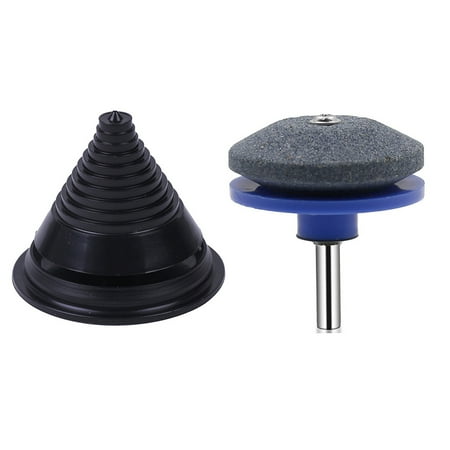 

2pcs Lawn Mower Blade Balancer Lawn Mower Blade Sharpener Kit for Power Drill Hand Drill;2pcs Lawn Mower Blade Balancer Lawn Mower Blade Sharpener Kit for Hand Drill