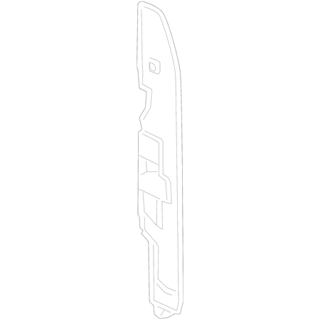 Oes Genuine Volkswagen Window - Genuine OE Volkswagen End Plate 5C6-821-112-A