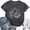 Dark Gray, variant on Womens Sunrise Graphic T-Shirt Casual Round Neck Short Sleeve Summer Tee Vintage Nature Inspired Sun Print Fashion Top