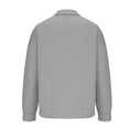 thumbnail image 4 of FAIWAD Chandail en Molleton Femme Grande Taille Manches Longues Col à Revers en V Tendance Léger, 4 of 6