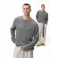 thumbnail image 2 of Cleanfit Casual Solid Color Long Sleeve T-Shirt for Autumn 2025 Style, 2 of 7