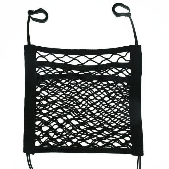 Auto Mesh Organizer Seat Back Net Pouch for Vehicle Supplies Convenient Storage Solution