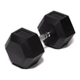 thumbnail image 1 of Mancuerna Hexagonal 75 Lb con Revestimiento en Goma MDFitness Pesa, Dumbbell MDFitness Hexagonal Recubierta, 1 of 7