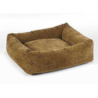 bowsers salsa style dutchie dog bed xl pecan