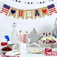 thumbnail image 3 of HEANUJJ American Independence Day Bunting for Party Decoration with Durable Fray Resistant Edges, 3 of 8
