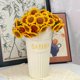 thumbnail image 4 of Manta redonda de crochet con ramo de girasoles SoffMoiis de 40", 4 of 7