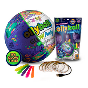 Ollyballl GLOW Party with 6ft. LED UV Blacklight and 5 Glow Markers