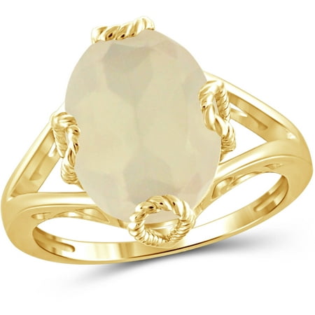 JewelersClub 5-1/2 Carat T.G.W. Moonstone 14kt Gold over Silver Ring