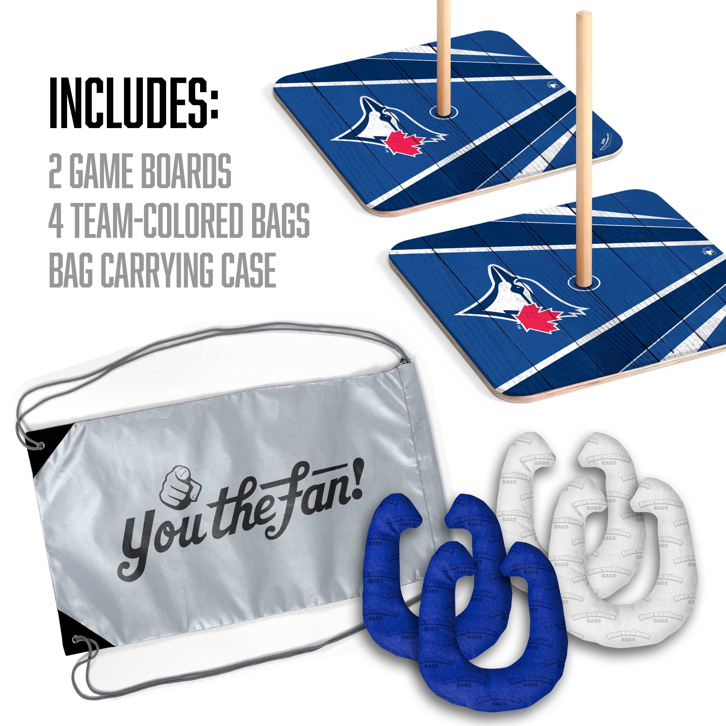 YouTheFan MLB Toronto Blue Jays HorseShoe Bags